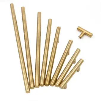 Gold Cabinet Handles Furniture Drawer Pulls Brushed Brass Drawer