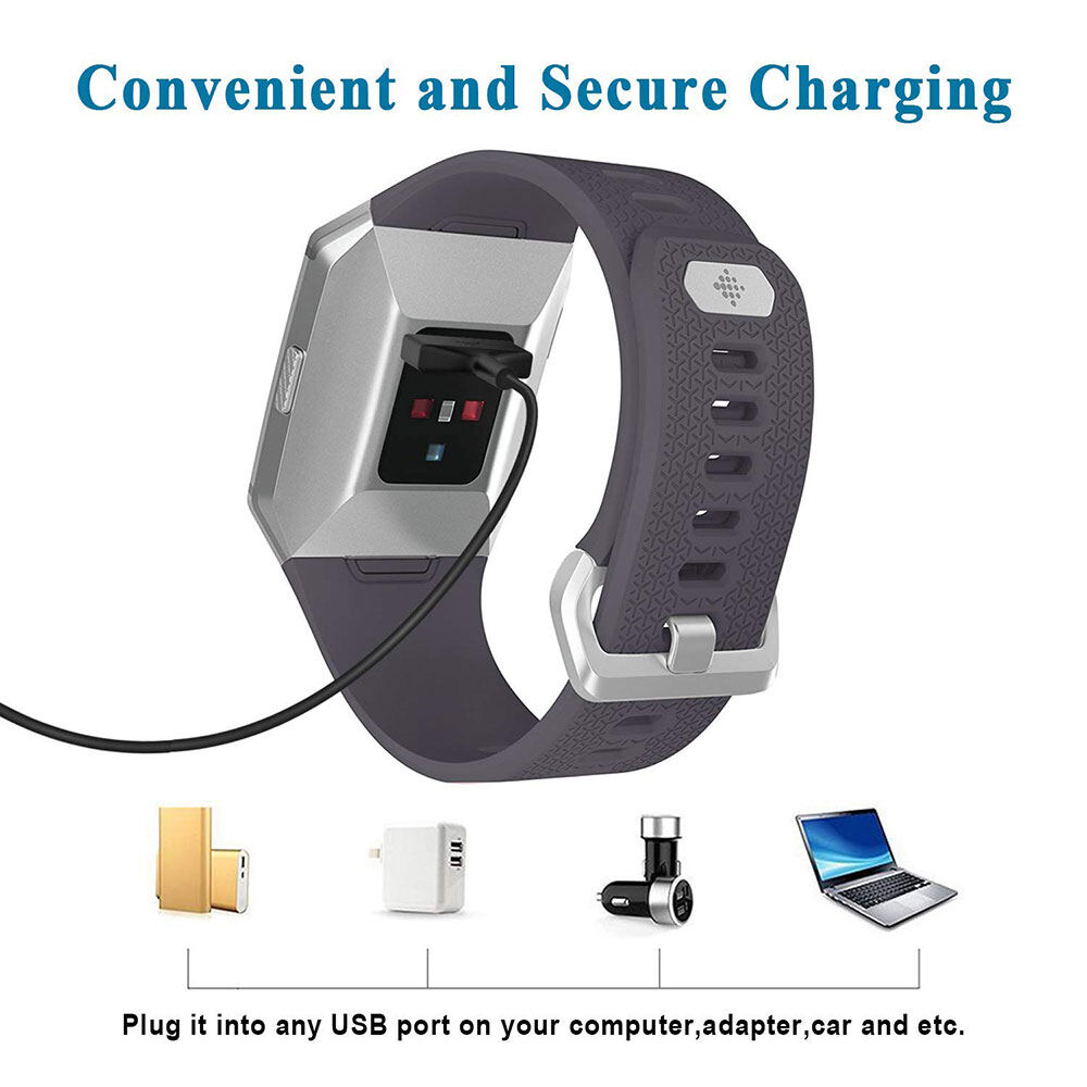 1M Magnetic USB Charging Cable Cord for Fitbit Ionic Smartwatch Charger Replacement USB Cable For Fitbit Ionic Watch Accessories