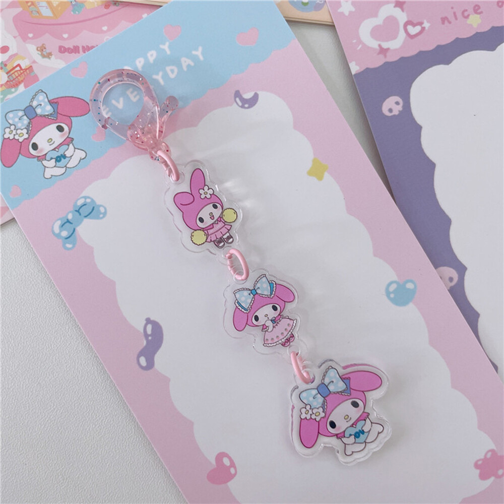 Sanhe Cartoon Decorative String Keychain Bag Decoration Small Pendant Accessories