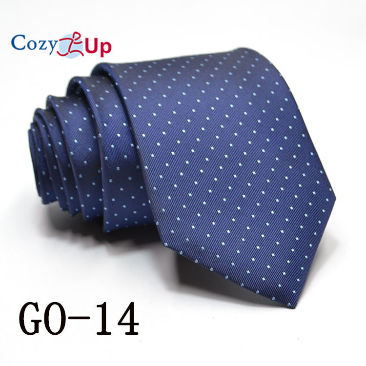 Cozy Up 145*8cm Men Tie Classic Handmade Striped Plaid Narrow Collar Slim Casual Formal Dress Business Groom
