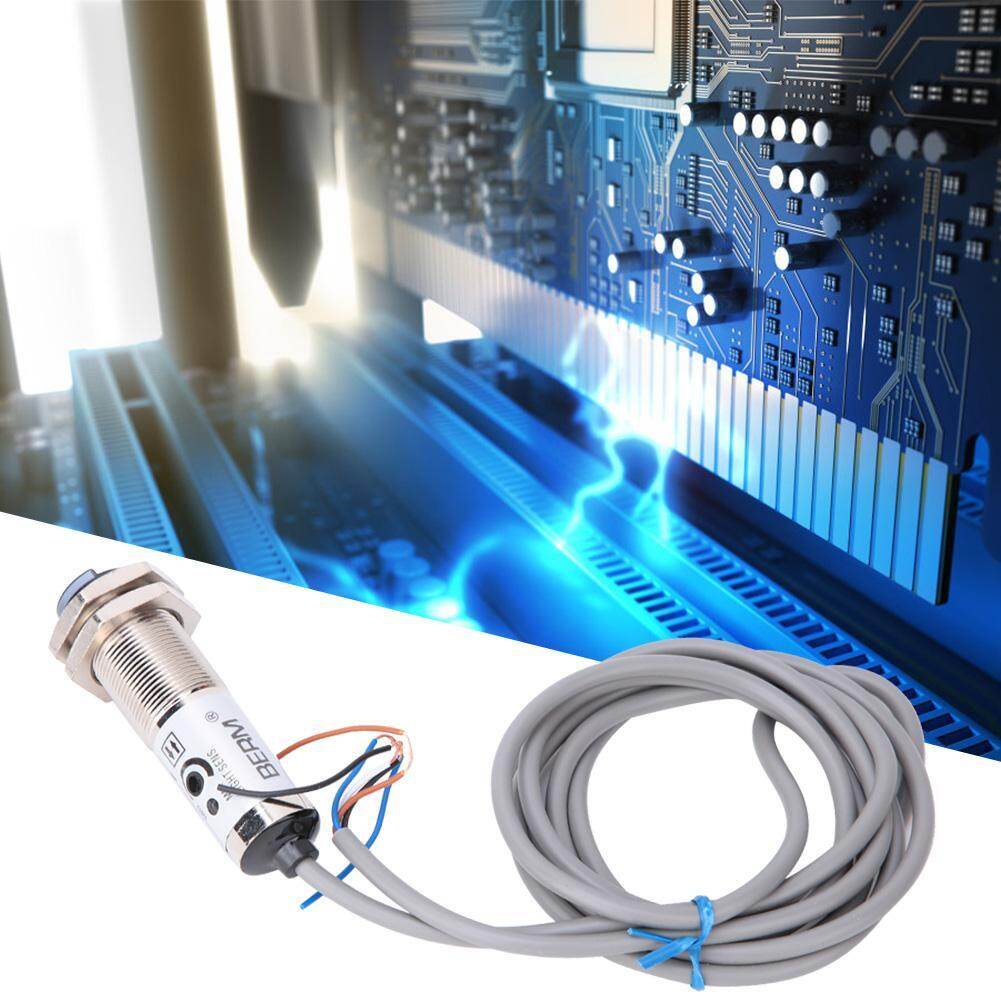 Photoelectric switch m18 sensor 12-24v four-wire dc npn diffuse reflection sensors cdd-11n cdd-40n cdd-11p cdd-40p diffuse reflection photoelectric sensor switch