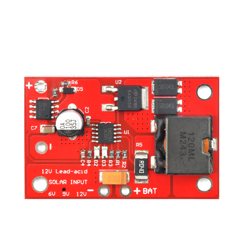 Solar controller module 1s cell lithium battery charging controller 6v 9v 12v cn3791 cc cv solar charger control regulator