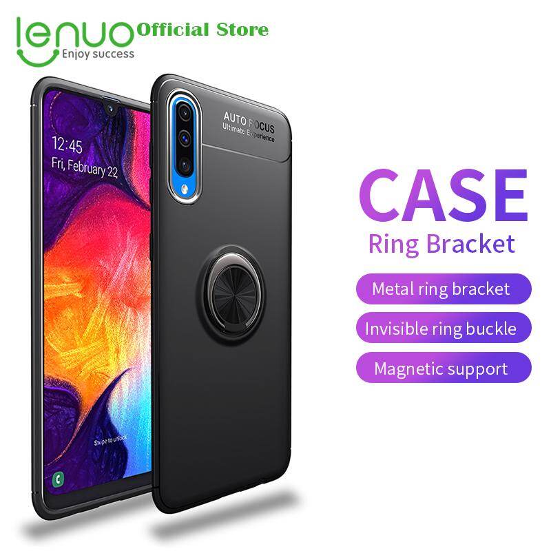 Lenuo Ring Stand Case for Samsung Galaxy A50 and A50s and A30s Finger Ring Holder Casing Mix Color Bracket All-in-one Back Cover Cases for Samsung A50