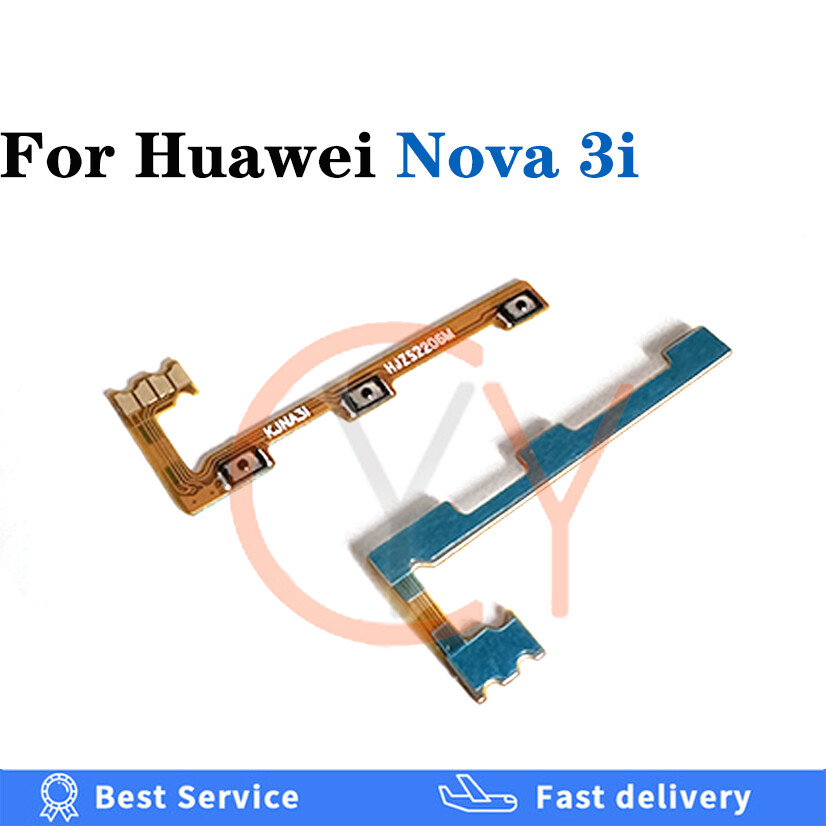 Nút âm lượng công tắc điện nút nguồn Flex cáp cho Huawei Nova 3i cáp phụ tùng thay thế