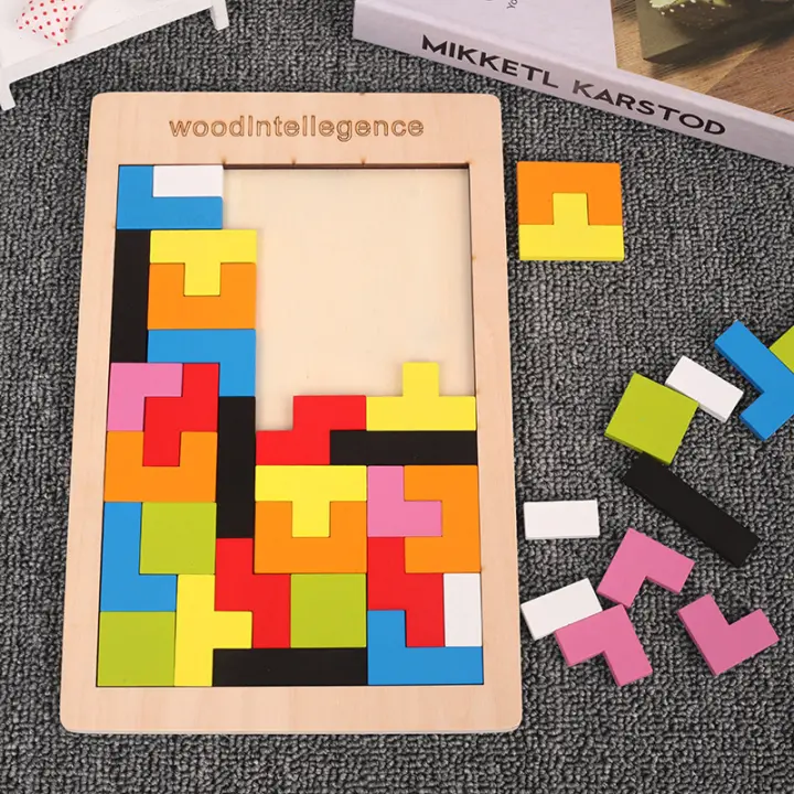 tetris wooden puzzle toy