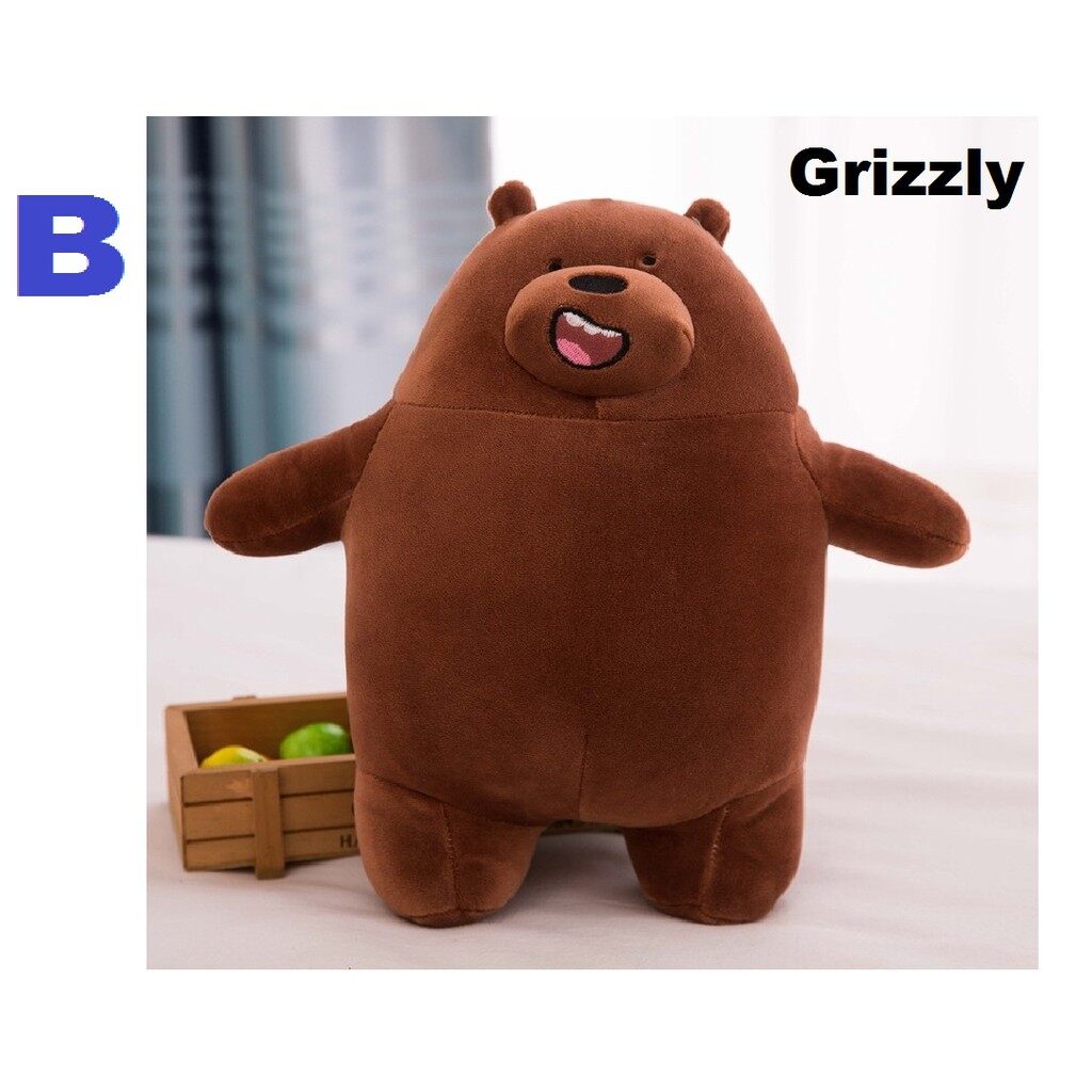 grizz we bare bears stuffed toy