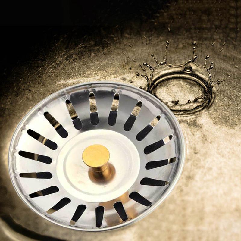 Bồn Rửa Lọc, Nút Thoát Nước Bộ Xử Lý Rác Bằng Inox Bẫy Sàn Chống Côn Trùng Chống Gián Thoát Nước Sàn Cao Su Stopper, Phòng Tắm