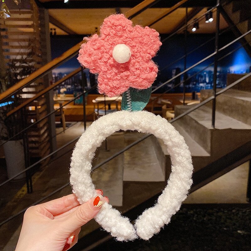 Korean Style Cute flower Pattern Rabbit Ear Headband