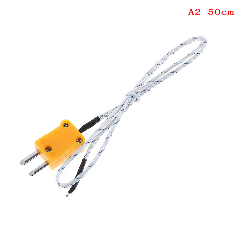Ministar 1PC K type temperature sensor thermocouple probe cable wire 0.5/4m