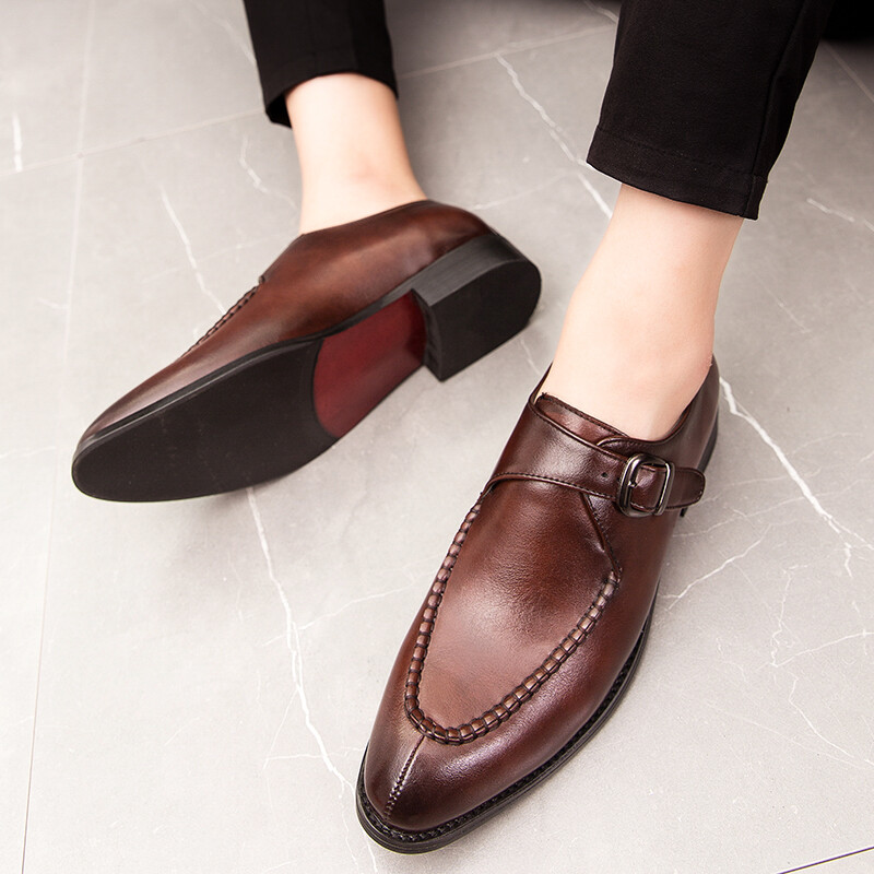 Black brown leather men shoes formal men Business lace Oxford shoes men pattern shoes 38-44 ycamel