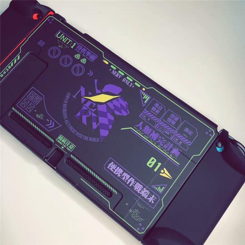 Thiết Kế Evangelion Cho Máy Chơi Game Nintendo Switch & Joy-Con Joypad Ốp Bảo Vệ Trò Chơi NS Sáng Tạo Vỏ Máy Chủ