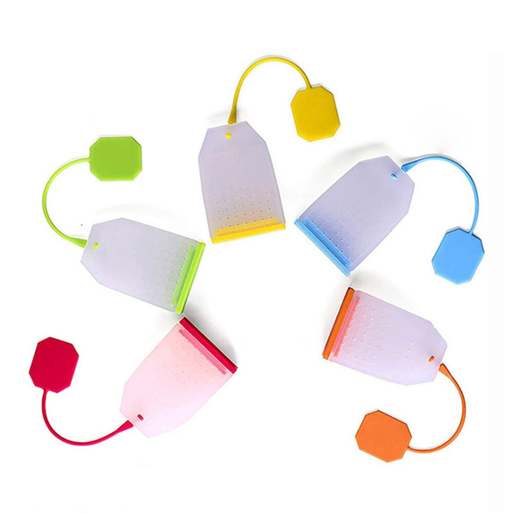 Diffuser Tea Bag Kitchen Accessories Leaf Filter Tea Strainer Silicone Teapot Shape