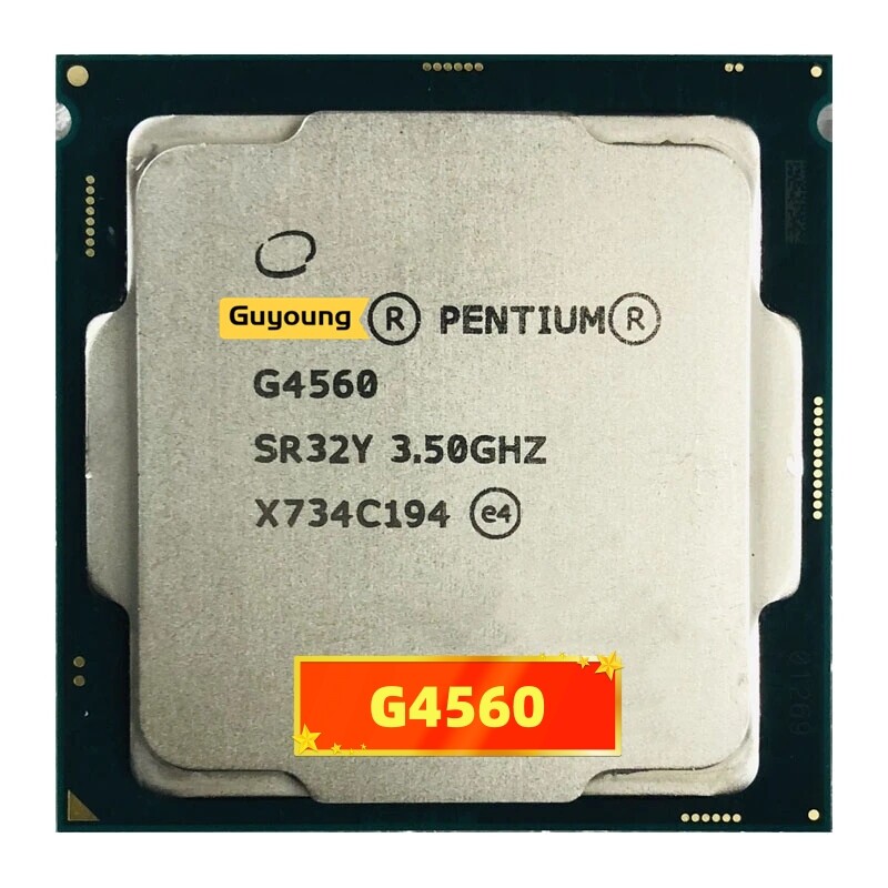 Pentium G4560 Processor 3MB Cache 3.50GHz LGA1151 Dual Core Desktop PC ...