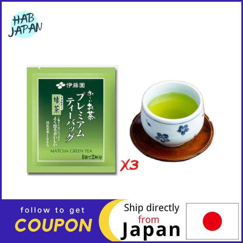 Ito En Oi Ocha Premium Uji Matcha Green Tea Bags 1.8g × 20 Packs