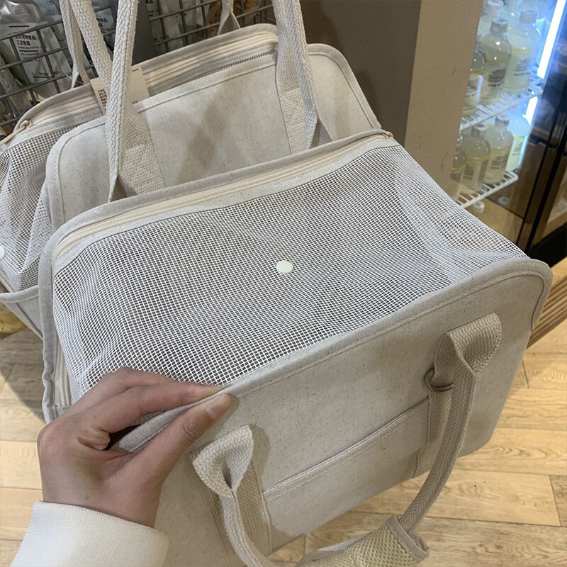 Pet carrier backpack Pet backpack handbag Cat carrier bag Large capacity Dog carrier Portable bag