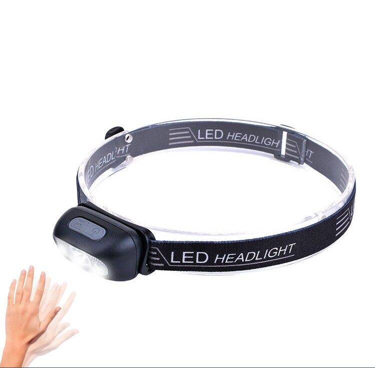 Đèn Pha LED Sạc USB Đèn Pha Cảm Biến Chuyển Động Cơ Thể Đèn Pin Cắm Trại Đèn Đội Đầu Đèn Pin