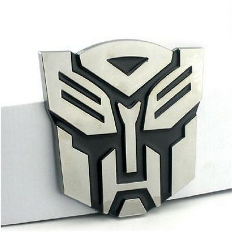 KHEI Miếng Dán Bảo Vệ Logo 3D Decal Đồ Họa Autobot Transformers Tấm Gắn Logo Nhãn Dán Xe