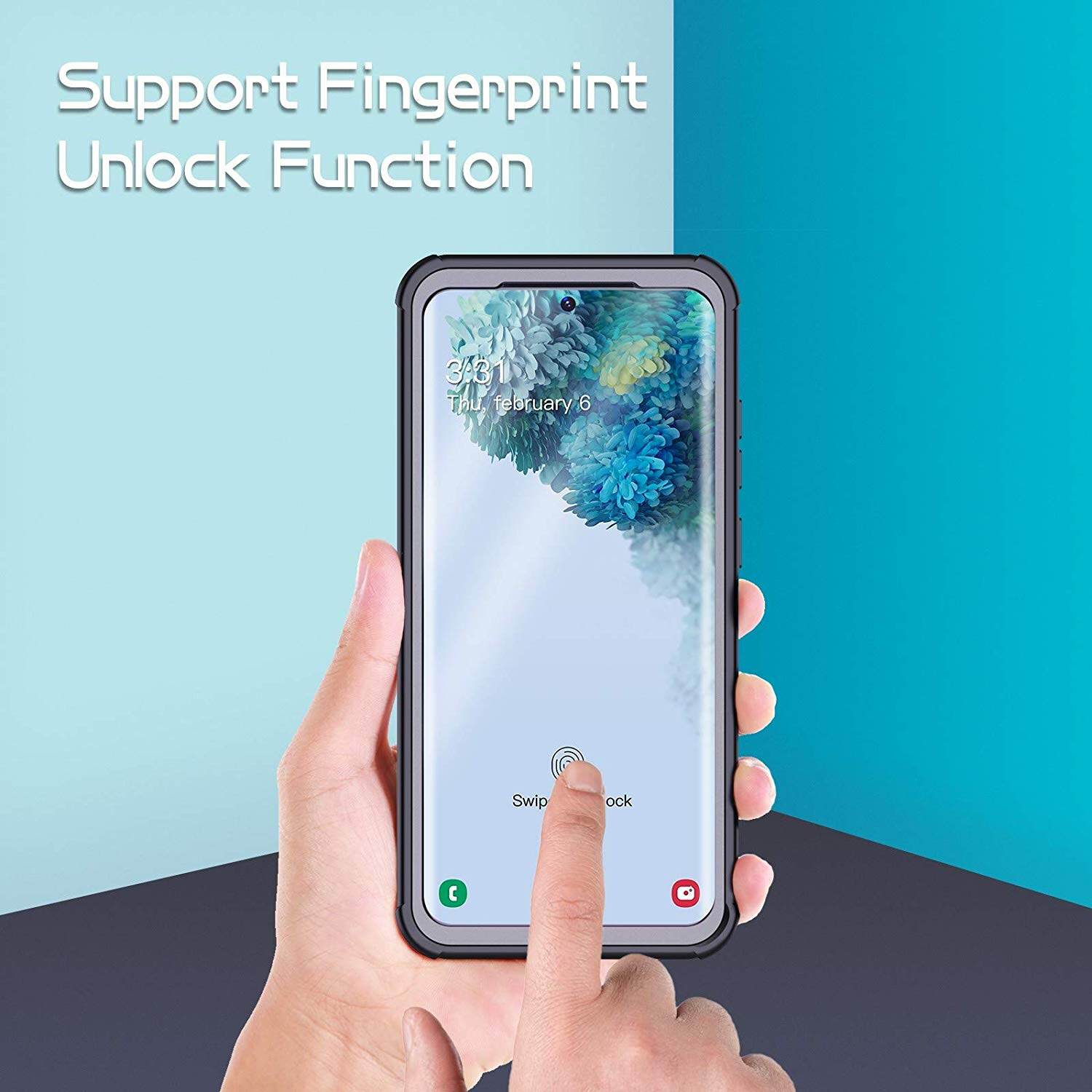 Samsung Galaxy S20 Ultra S20 + Plus Case Built-in Screen Protector Full Body Heavy Duty Shockproof Protective Case for Samsung S20+/ S20 Ultra /S20 5G Casing