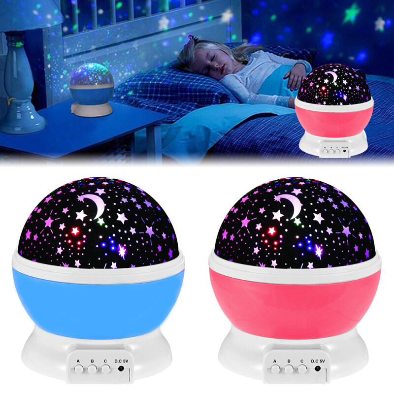 Đèn Chiếu Sao Đêm Đầy Sao, Đèn Chiếu Led Ban Đêm, Đèn Chiếu Xoay Nhiều Màu Sắc, Dùng Cho Phòng Ngủ Trẻ Em, Phòng Trẻ Em, Quà Tặng Ban Đêm