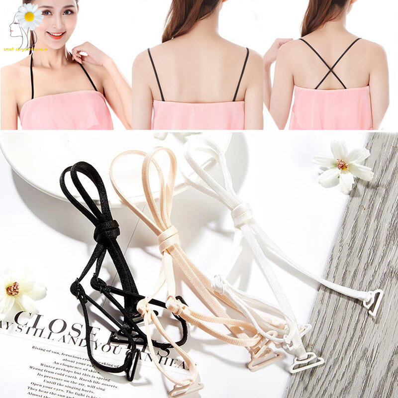 Đồ lót áo ngực dây đai phiên bản Hàn Quốc mảnh Móc cài áo ngực dây đai áo ngực thun đai vai chéo dây đai điều chỉnh thoải mái không hở vai dây đai