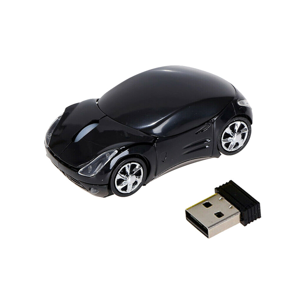 【YIDEA HONGKONG】2.4GHZ Car Mouse Wireless Mouse Cool Car Shape Mice 1600 DPI Optical Gaming Mouse Wireless With Computer USB Receiver