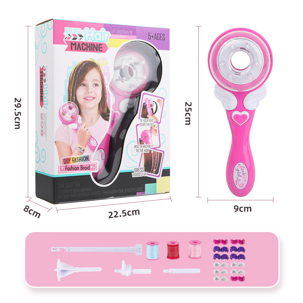 Electric Automatic Hair Braider DIY Braiding Hairstyle Tools Twist Braider Machine Hair Braid Weave Toys For Girl Child Gifts