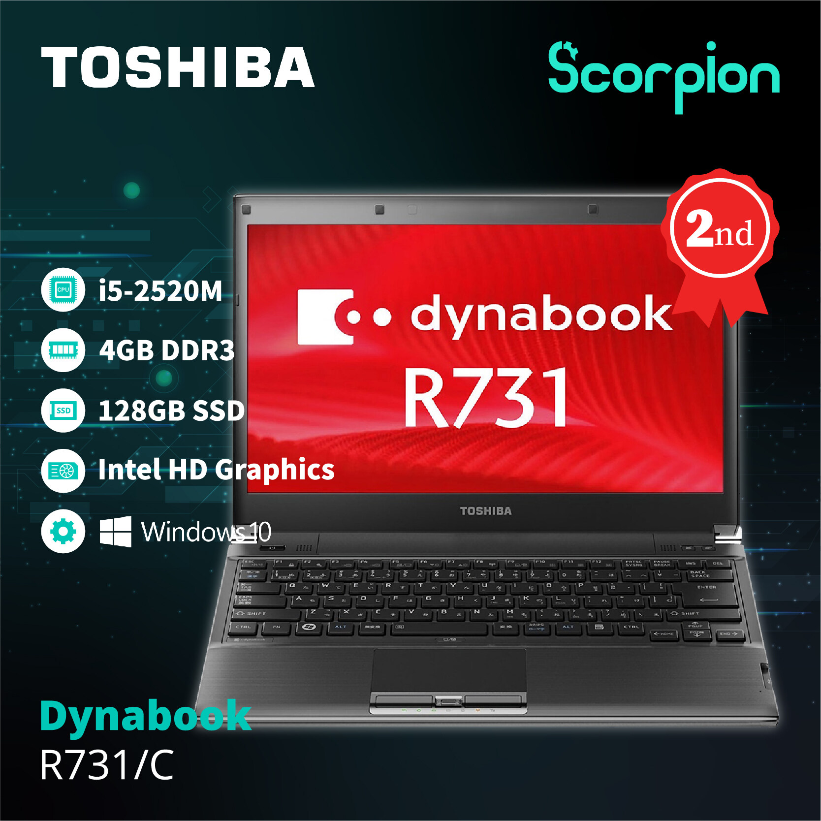 Toshiba Dynabook R731 / C 2nd Laptop / Notebook | Lazada