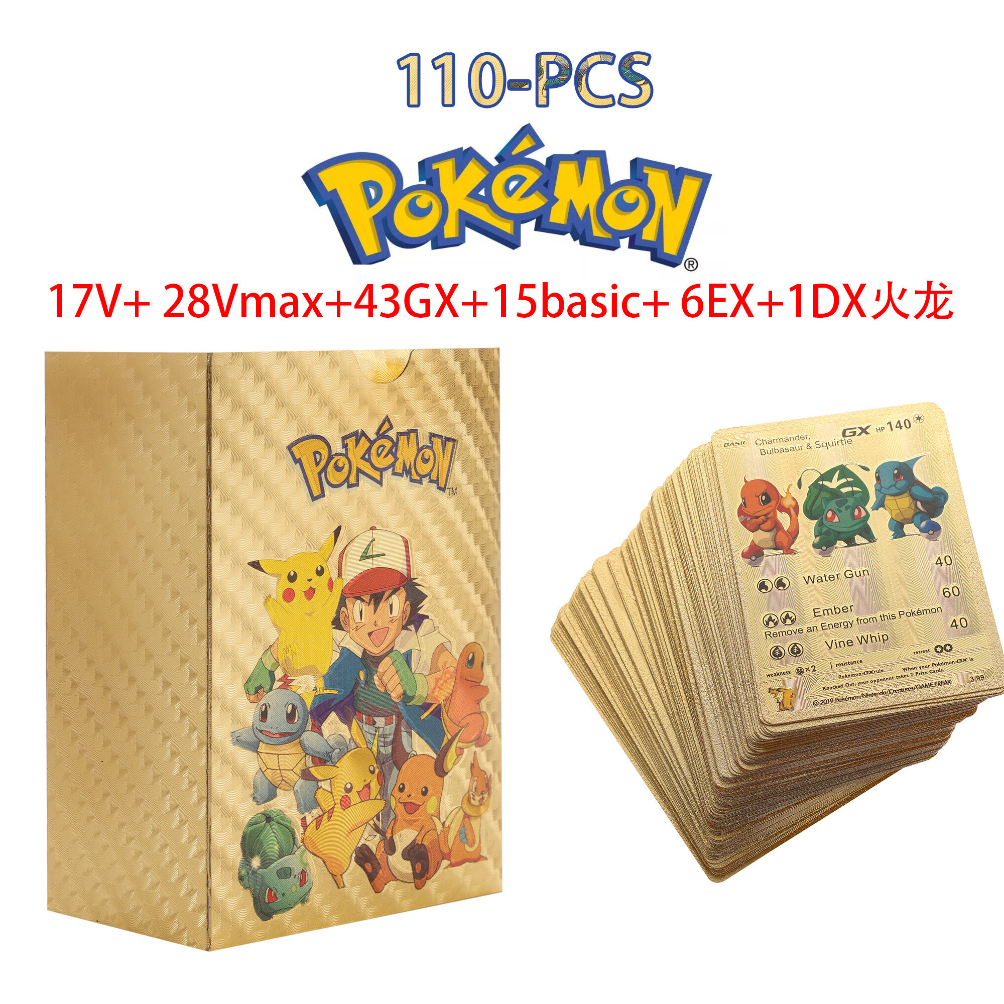 2022 New Portuguese Pokemon Cards Vmax Charizard Pikachu Carte Pokémon Game  Battle Carte Trading Shining Cards - AliExpress