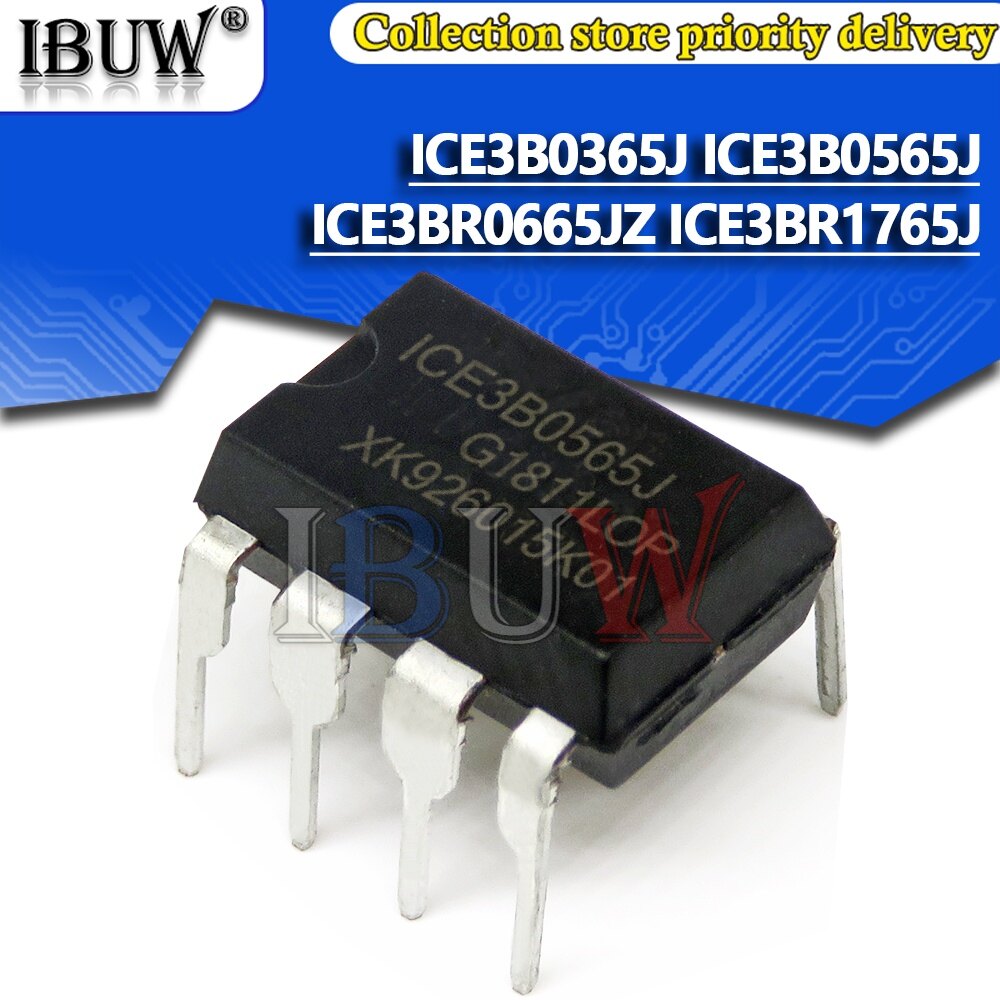 5pcs ice3b0365j ice3b0565j ice3br0665jz ice3br1765j ice3b0365 ice3b0565 ice3br0665 ice3br1765 芯片