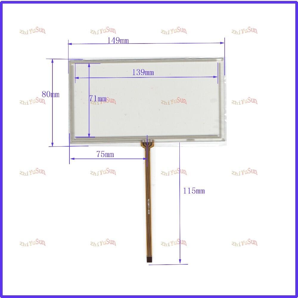 6.1" 149*83mm 149MM*83MM Resistive Touch screen Digitizer Panel F GPS A061VW01 