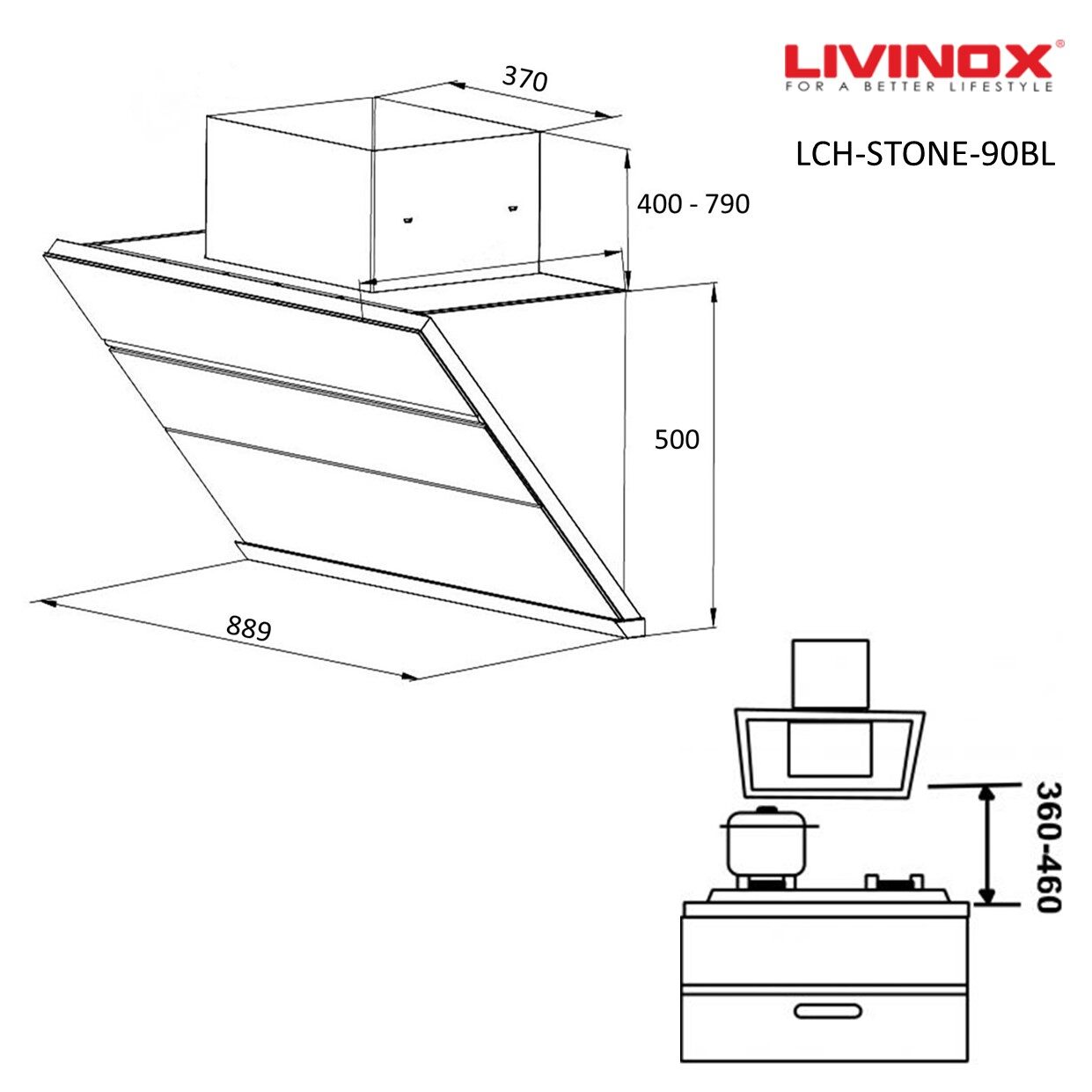 livinox lch stone 90bl