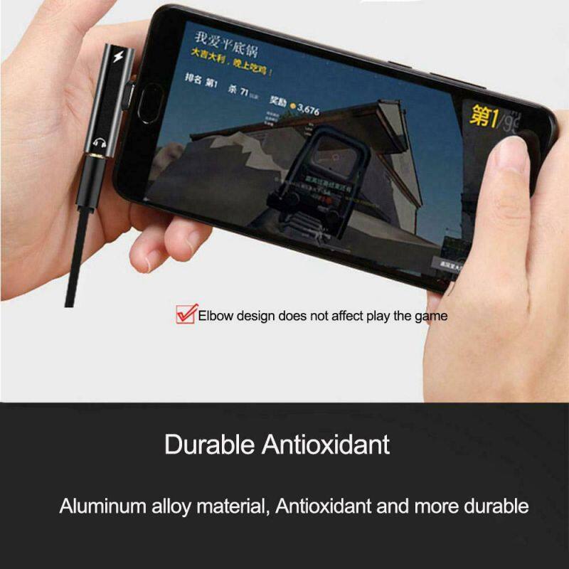 Type C USB C to 3.5mm Aux Audio Cable Earphone External Microphone Audio Jack Headphone Mic Adapter
