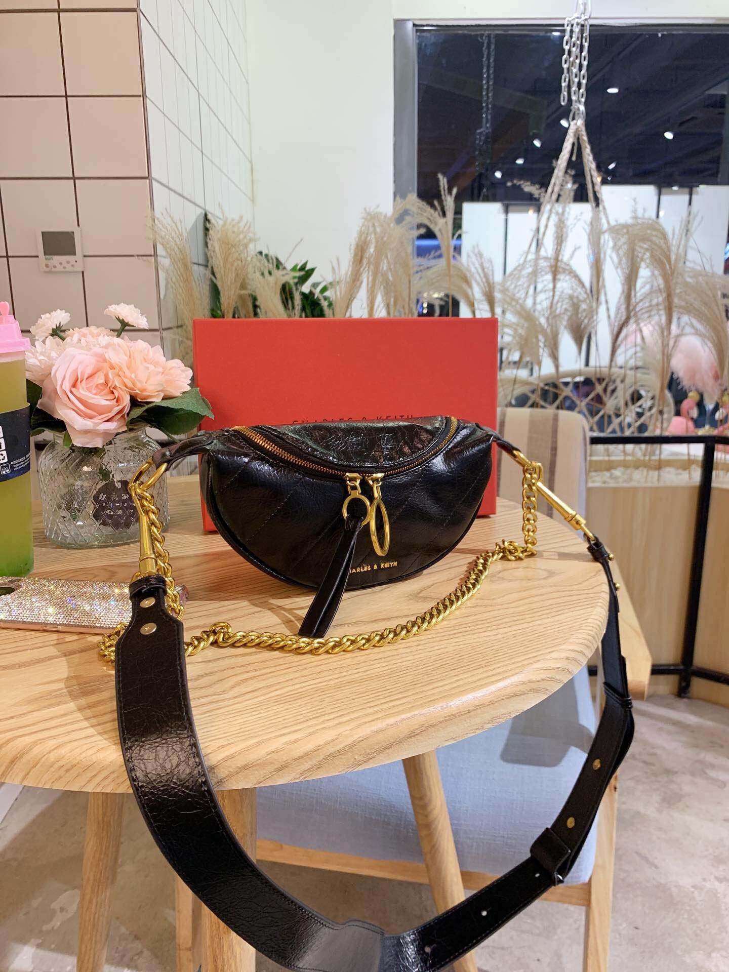 Original Kotak Hadiah _sbag Kecil CK Tas Pinggang Miring dengan Satu Tas Bahu (Gucci_Dior_Chanel_coach_MCM_LV_MC)