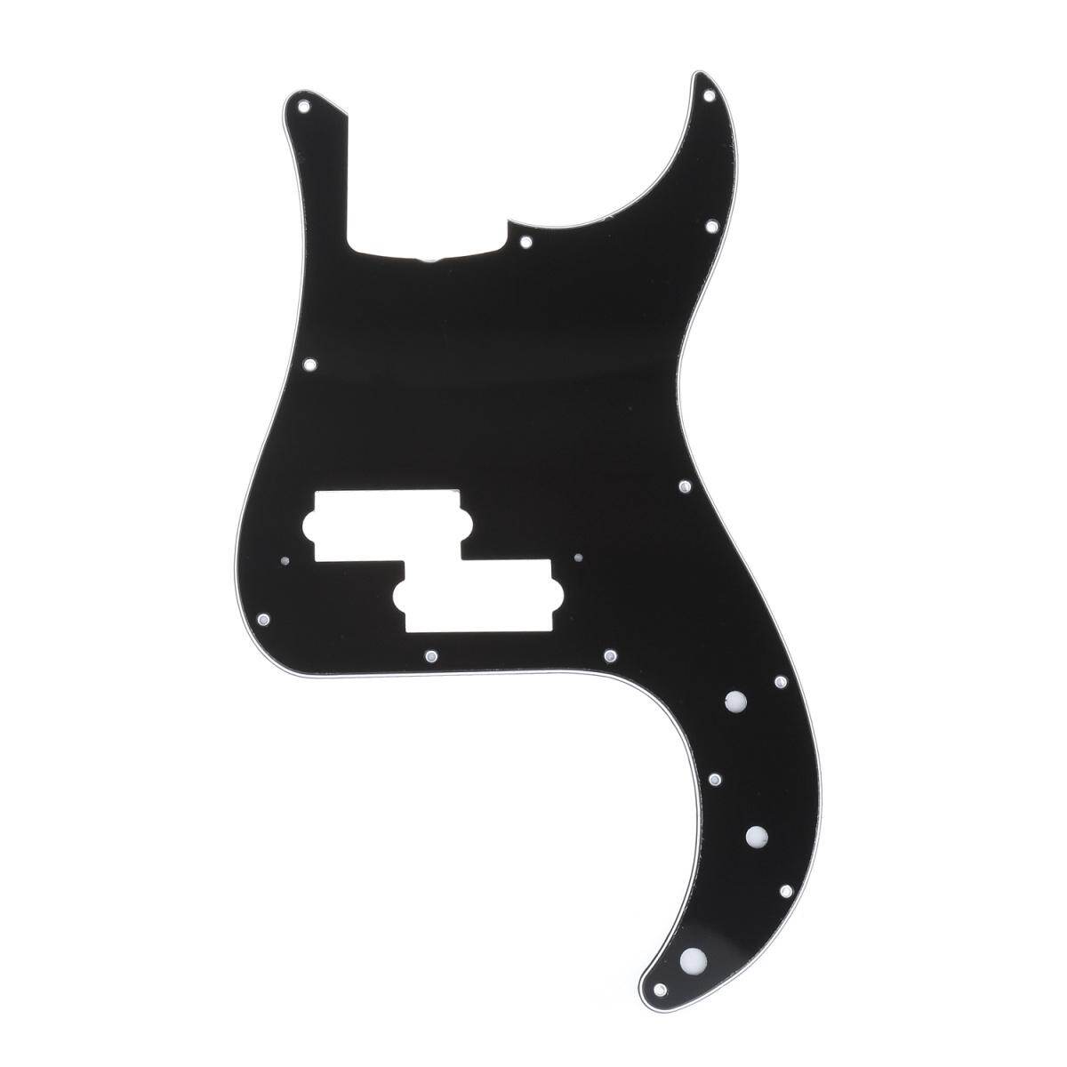 Battipenna Musiclily Pro Per Fender Jazz Bass Giapponese - 11 Fori, 3 Strati Nero, Compatibile Con Bassi 4 Corde