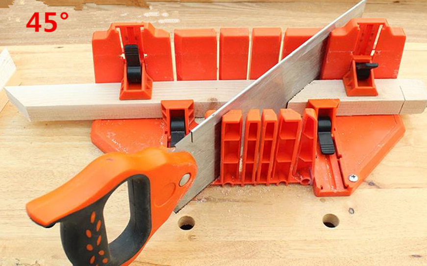 0/22.5/45/90 Degree Wood Angle Cutting Saw Clamping Mitre Box Saws Cabinet Case - View #6