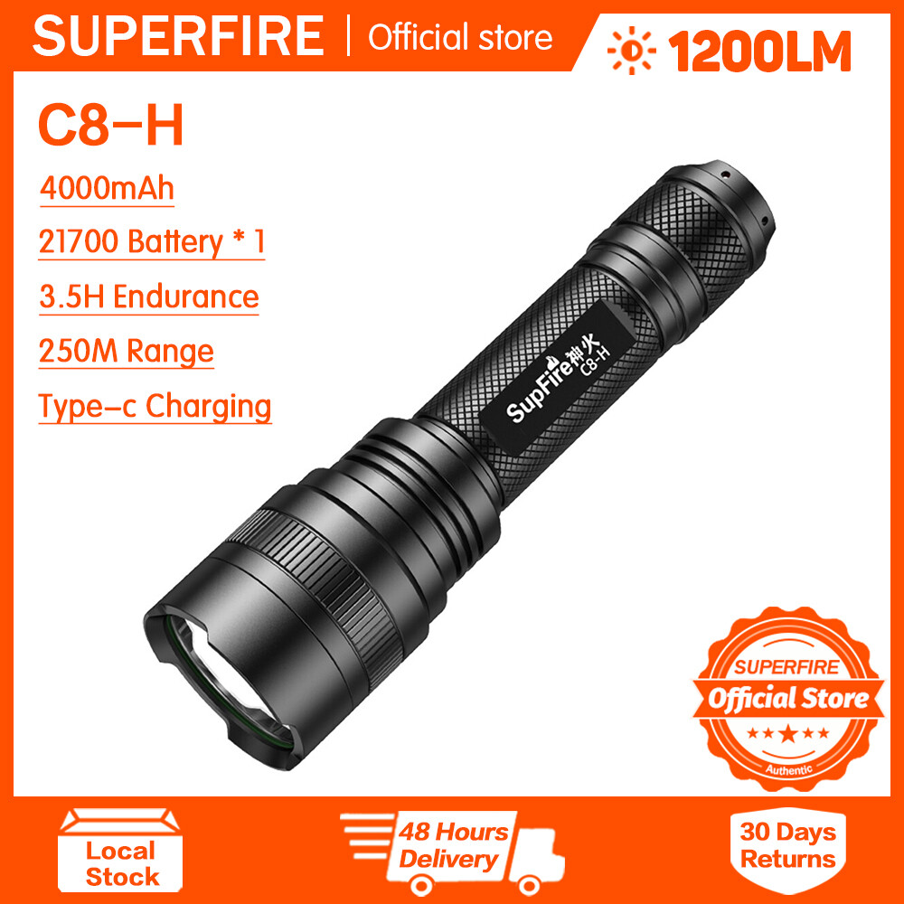 Siêu lửa C8-H 15W Đèn pin công suất lớn