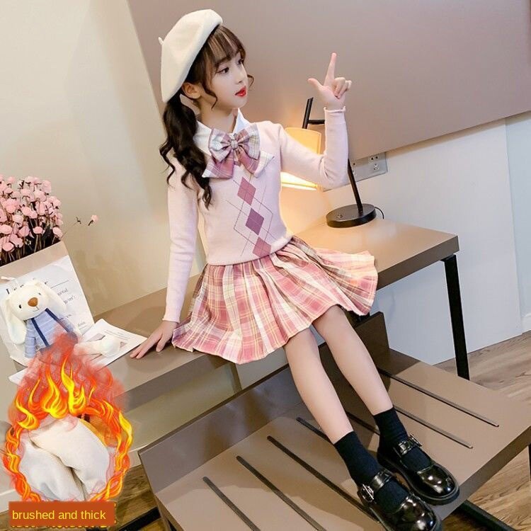 Summer Women Skirts 2020 High Waist Korean Style Pleated Skirts For Girls Cute Sweet Ladies Plaid Mini Skirt Women Unicorn Dress Girl Kids Clothes Girl 8 12 Years Old Set Dress For