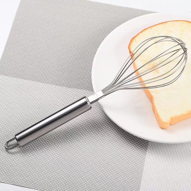 Stainless Steel Wire Egg Beater Manual Egg Beater Kitchen Baking Tool Milk Cream Butter Egg Beater Mixer