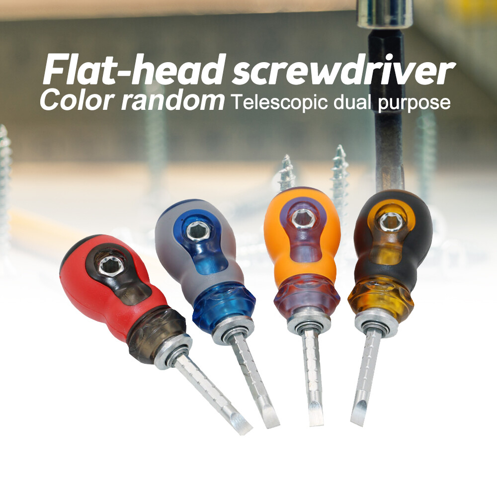 Slotted Telescopic Small Screwdriver Cross Screwdriver Combination Set with Magnetic