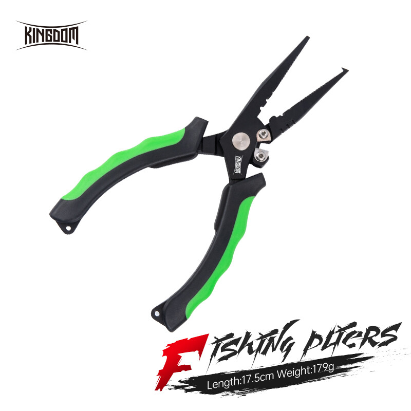 Kingdom Speed  Fishing Pliers Carbon steel Fishing Tools Saltwater Fishing Gear Multi-function Luya pliers