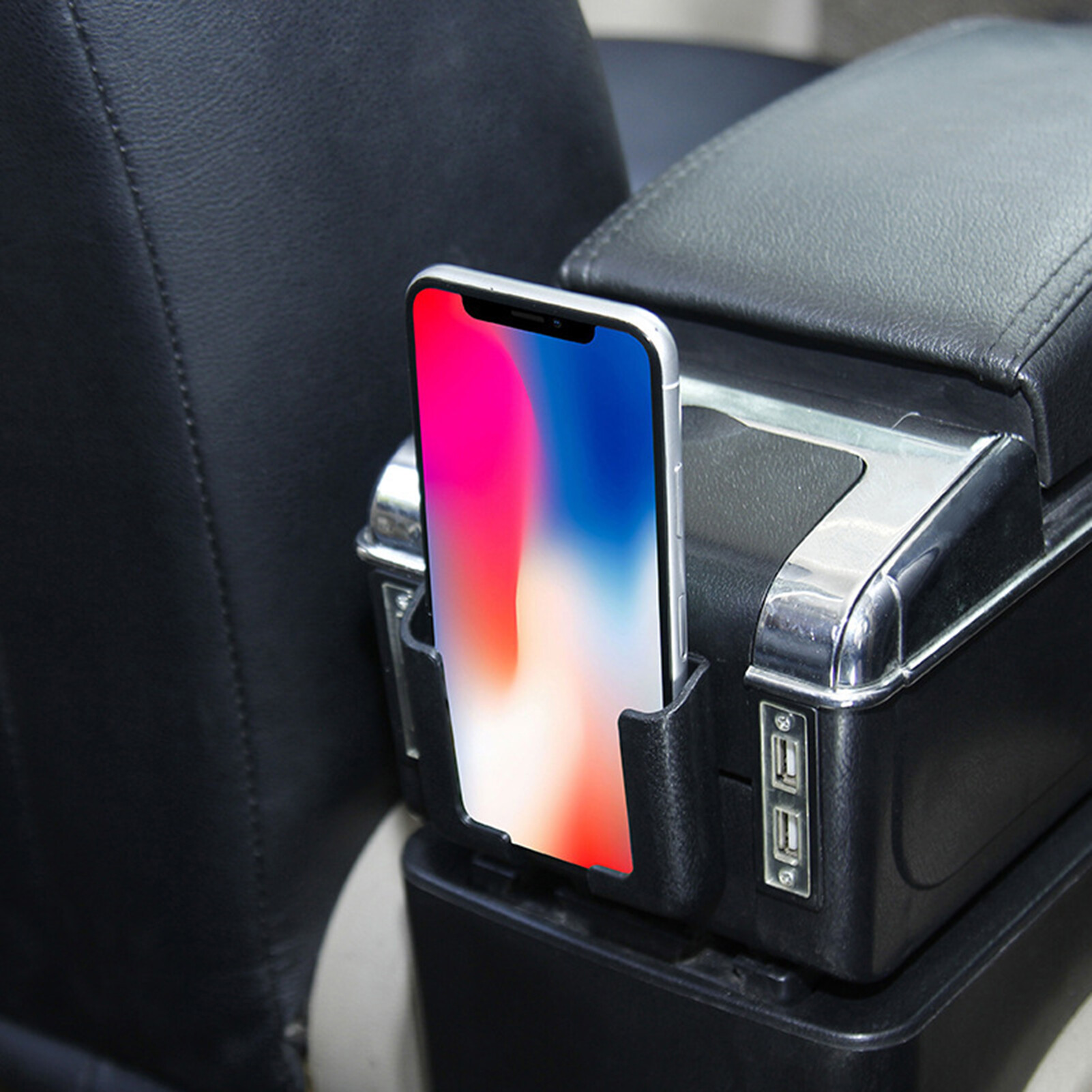 Car Phone Holder Multifunctional Adjustable Width Strong Adhesive Anti-scratch Easy Installation Auto Interior Accessories Universal Car Dashboard Mobile Phone GPS Mount Stand for Driving Car Phone Mount