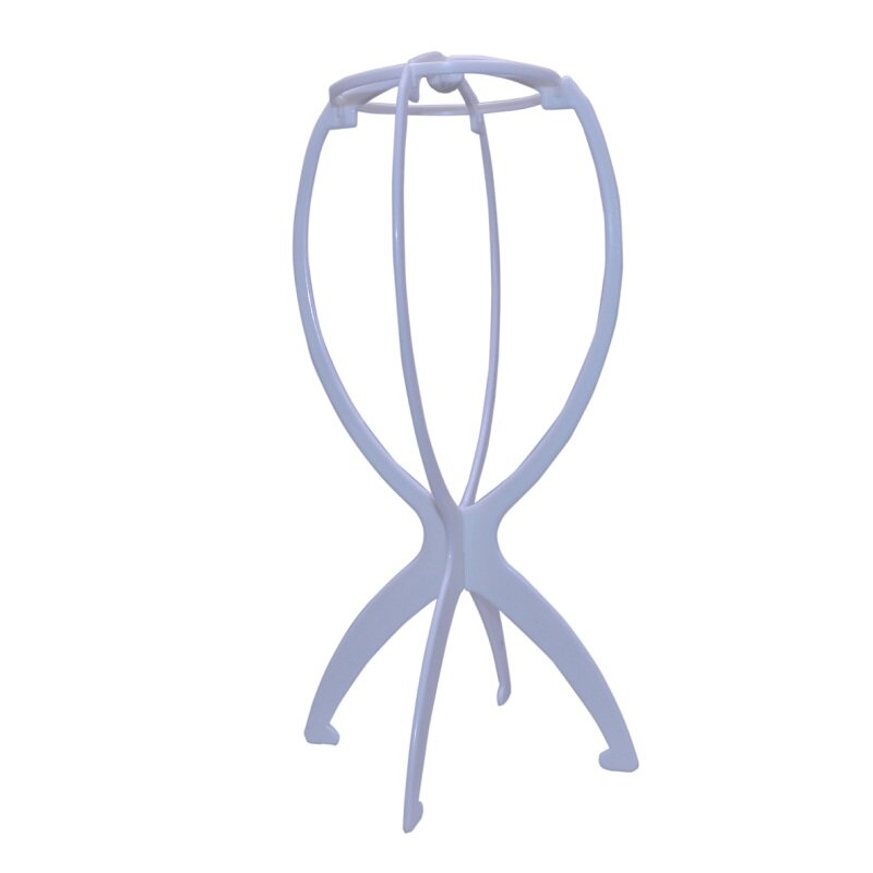 High Quality Wig Stand Multi-Purpose Use Hat Wig Hair Head Stand Travel Friendly Foldable Flexible Plastic Wig Holder