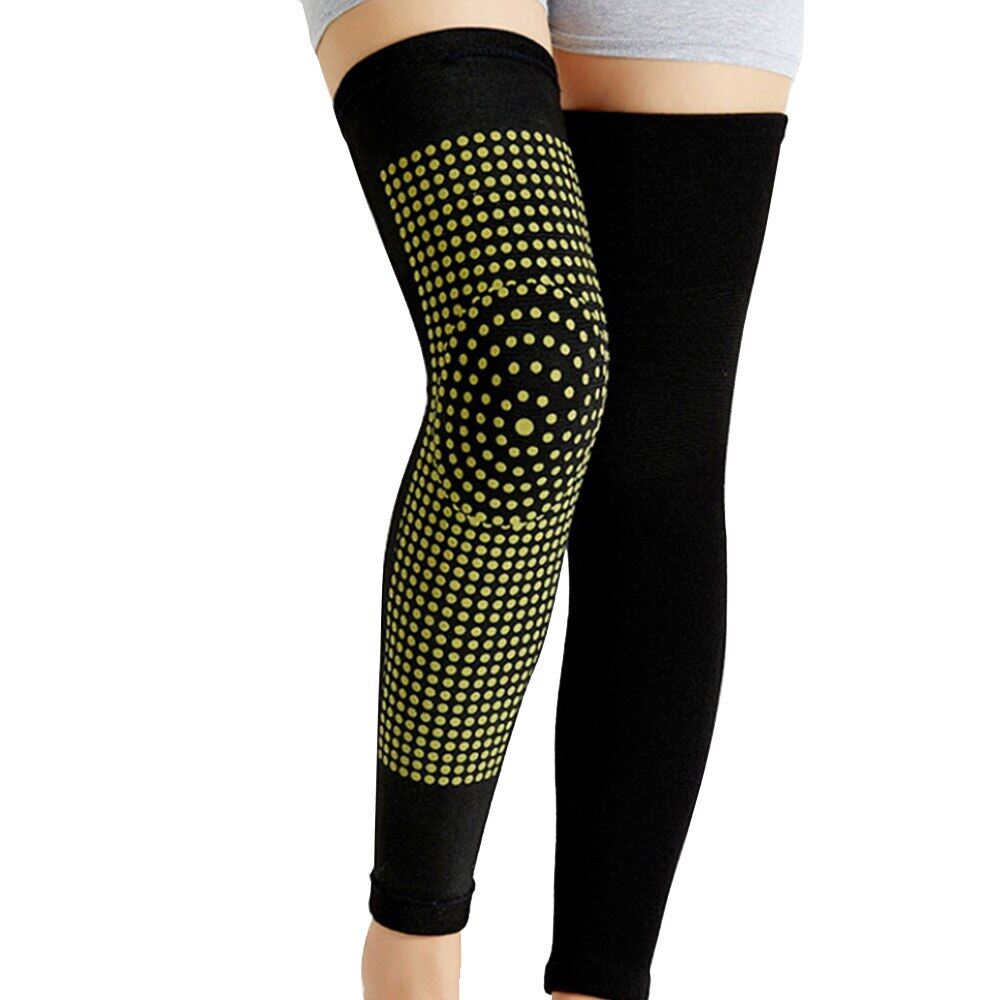 1Pair Double-Side Self Heating Knee Pad Tourmaline Knee Brace Support Winter Warm Knee Protector For Arthritis Joint Knee Sleeve
