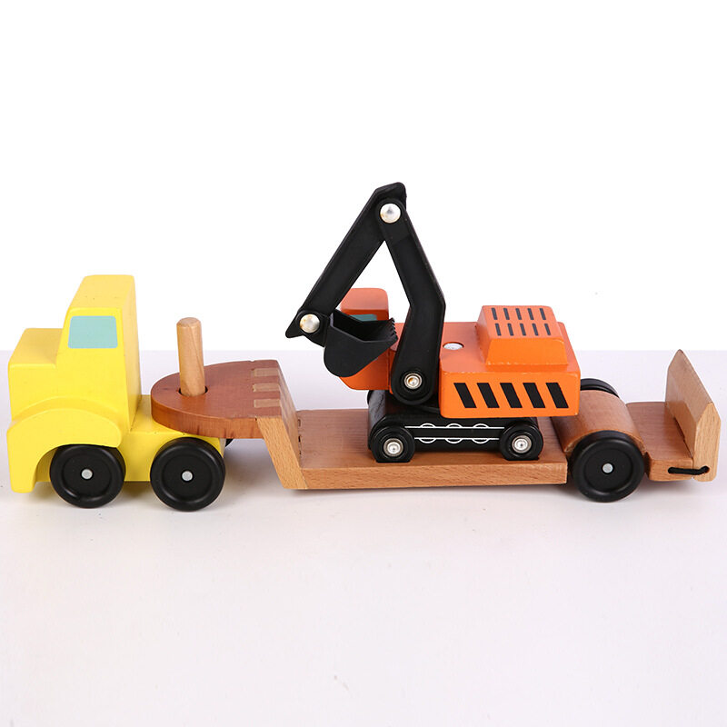 melissa and doug trailer and excavator