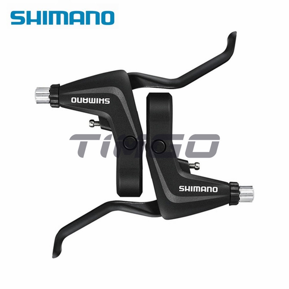 Frein V-Brake Shimano Alivio BR-T4000 - Pour Vélo - Étriers Longs, Puissance D'Arrêt Élevée - Disponible En Avant/Arrière, Noir Ou Argent - 7