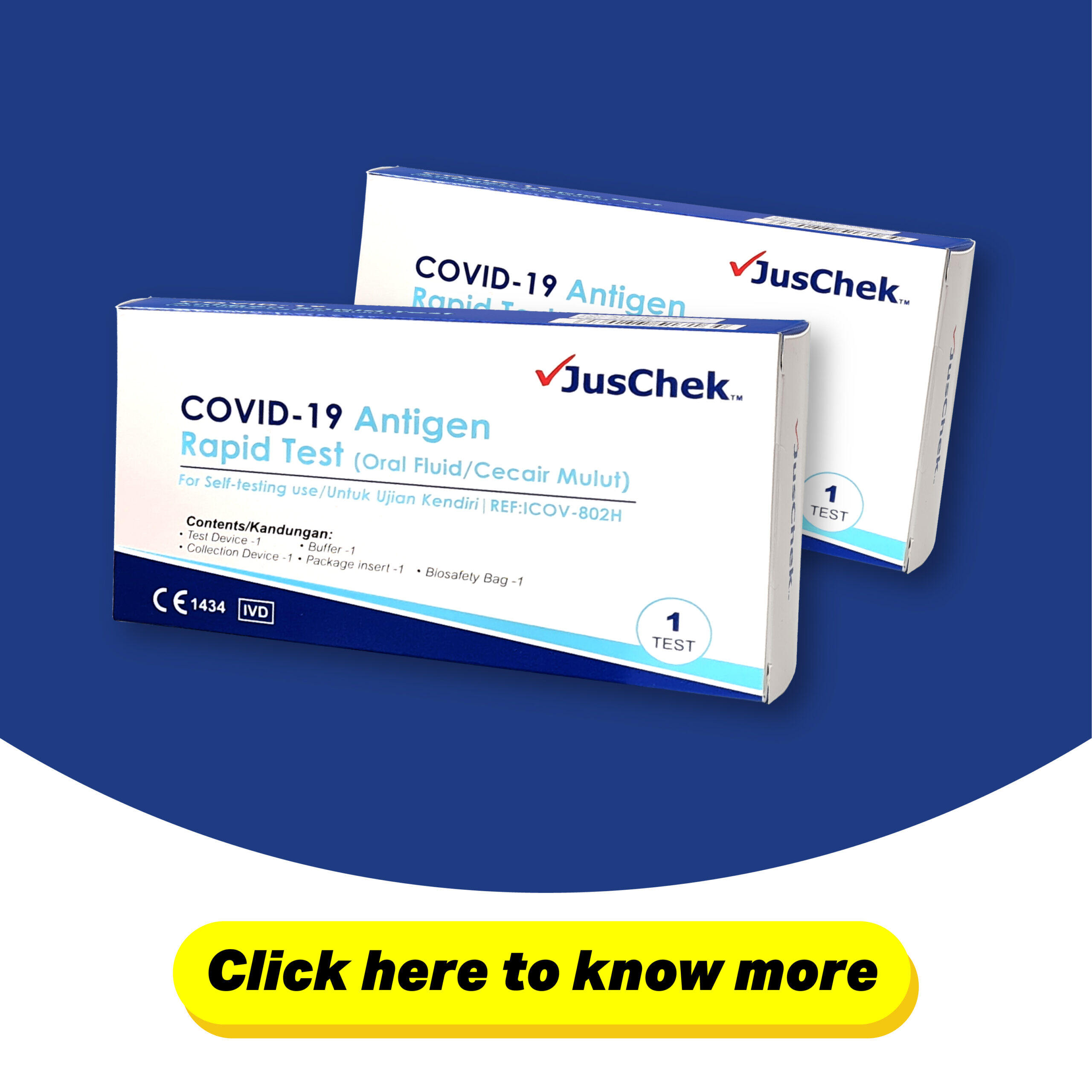 mda approved gmate or newgene or juscheck rapid antigen saliva test kit covid 19 home test kit lazada