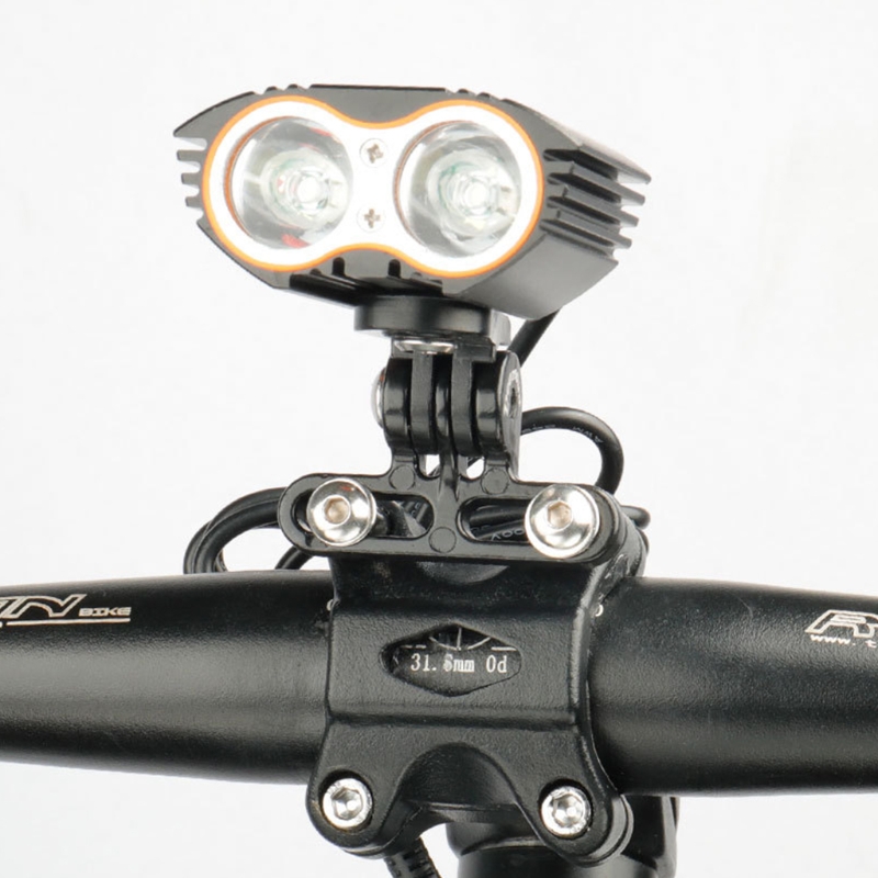 DEEMOUNT Bicycle Headlight Mount Adapter  Bracket Camera Type Connector for Stem Mount Cycling Front Light  Lamp Holder