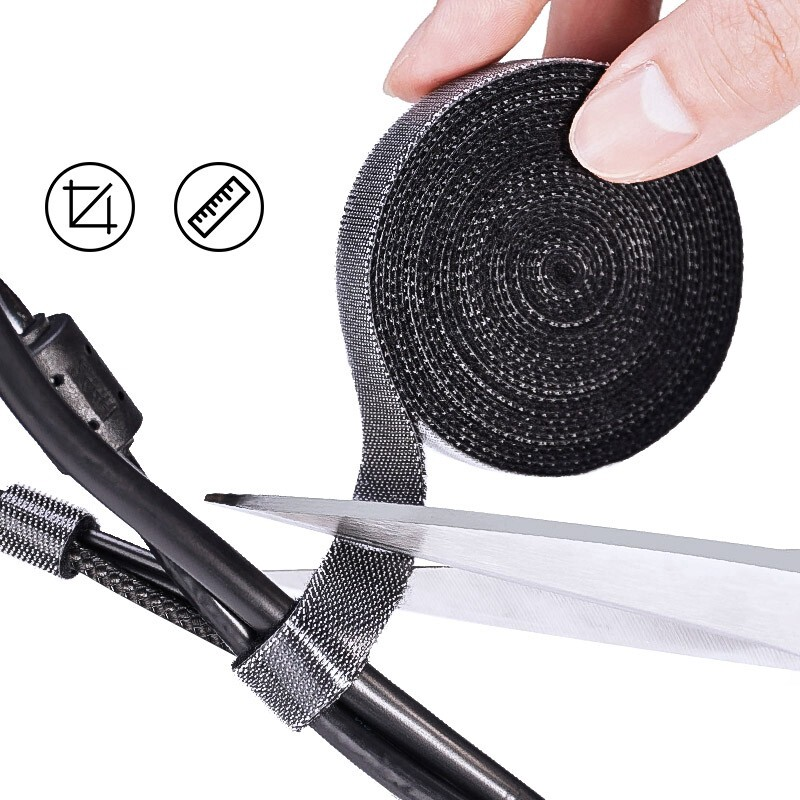 Tearable Cáp Nối Cuộn Quấn Dây Cáp Băng Bảo Vệ Chuột Dây Túi Đựng Tai Nghe Quan Hệ Bảo Vệ Quản Lý Cáp