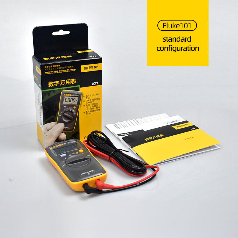 【100 Genuine】Fluke 101 Mini Digital Multimeter Auto Range for AC/DC