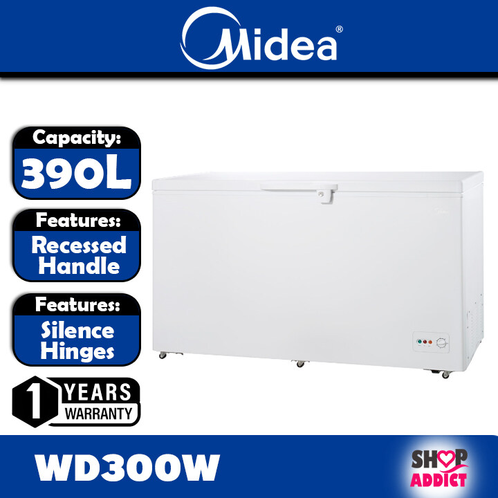 Midea Chest Freezer with Rollers WD300W Lazada